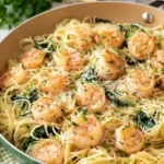 Garlic Butter Shrimp with Angel Hair Pasta