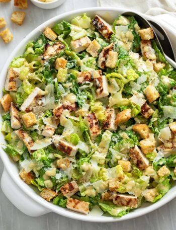 BEST Chicken Caesar Salad