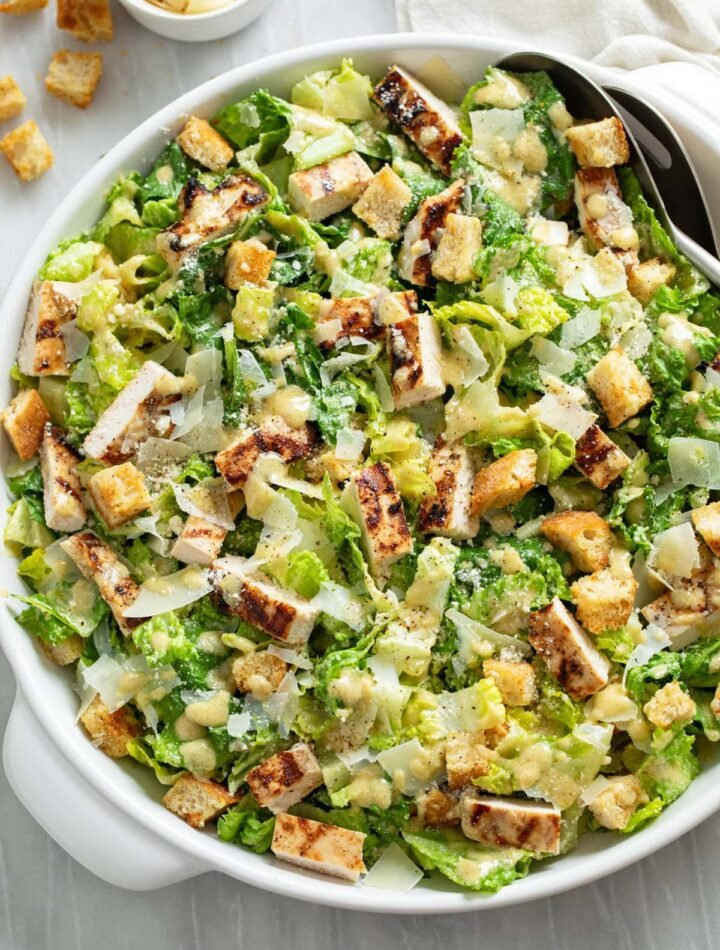 BEST Chicken Caesar Salad