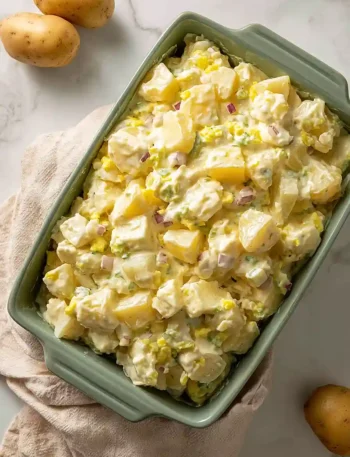 Amish Potato Salad with Cooked Dressing