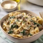 Crockpot Ground Beef Pasta
