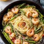 Angel Hair with Shrimp and Asparagus