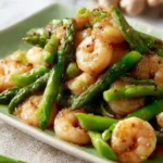 Shrimp and Asparagus Stir Fry