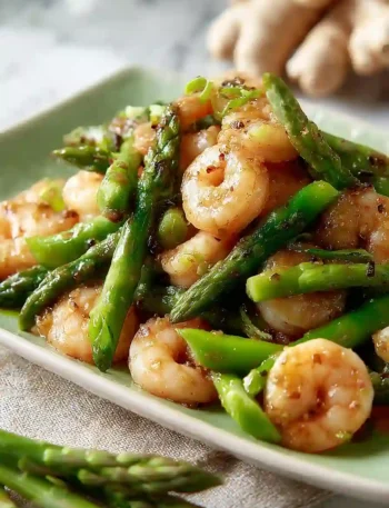 Shrimp and Asparagus Stir Fry